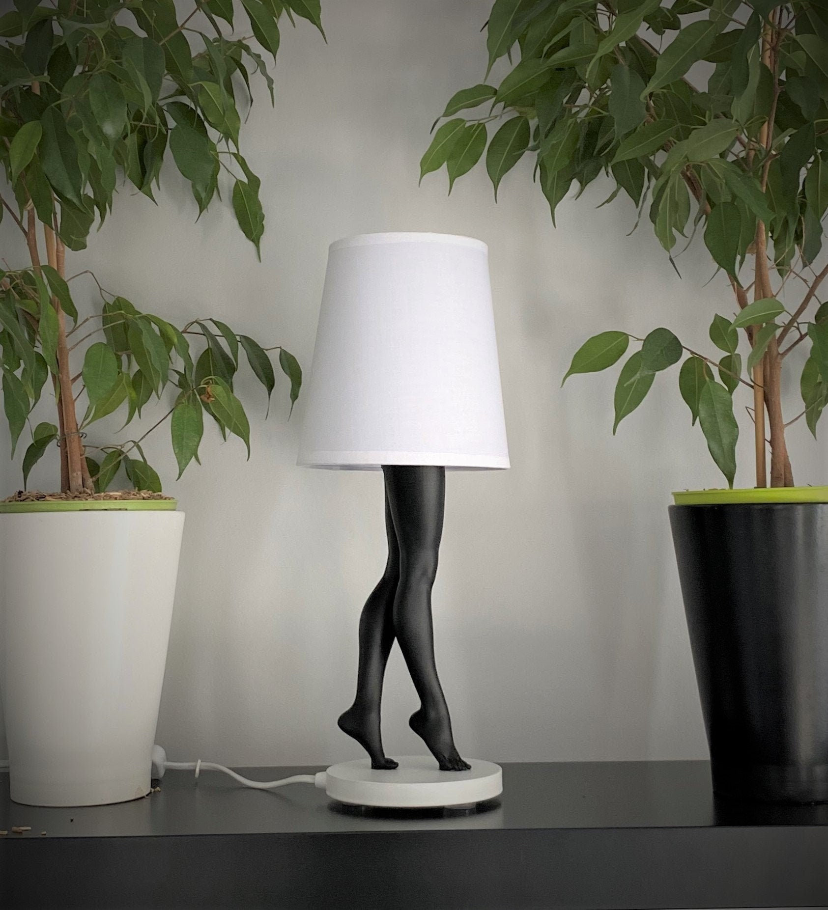 Lampe de Chevet Bas Couture à Poser Couleur Au Choix