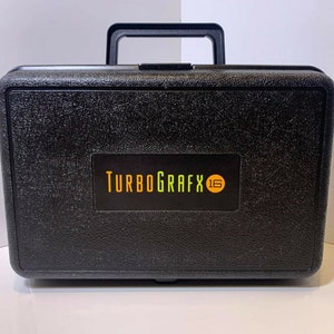 Estuche de almacenamiento Turbografx 16 Mini Mini sistema Protege y almacena PC Engine TG16