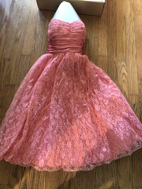 50's Vintage Formal Dress