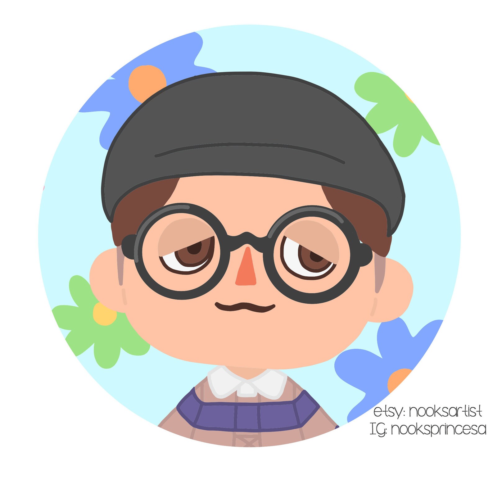 Custom Animal Crossing Character Profile Picture Body Etsy