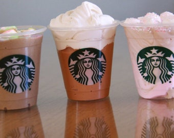 DIY slime starbucks bebida 16oz slime