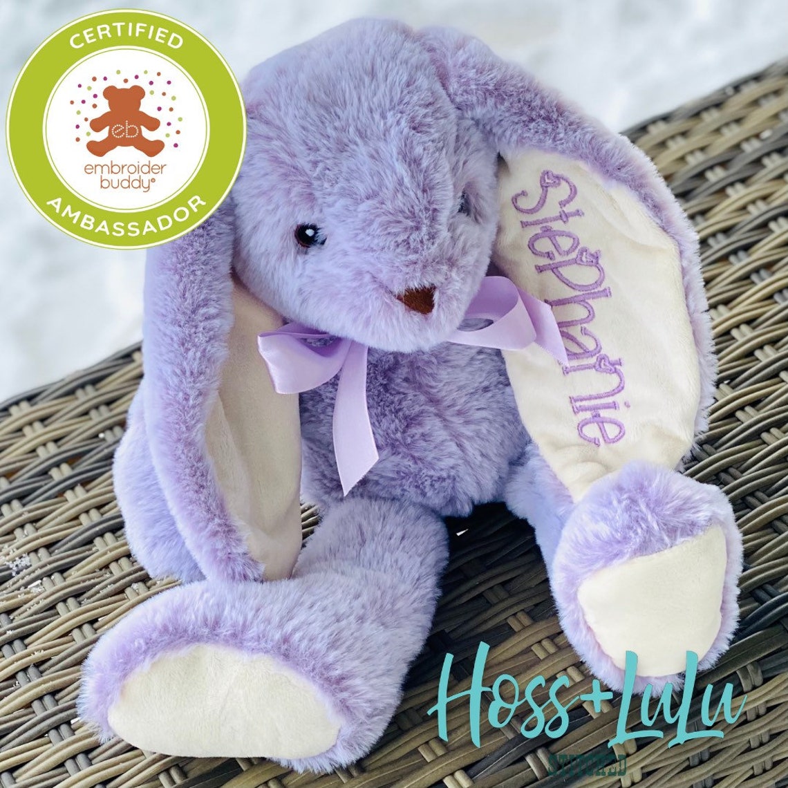 peluche lapin personnalisé