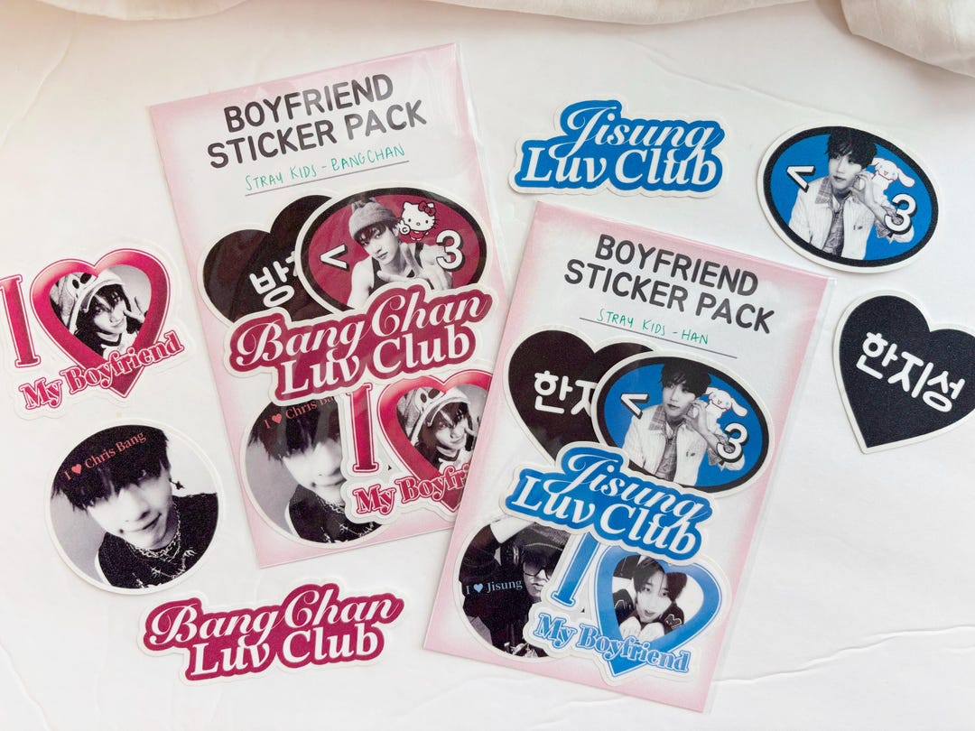 Stray Kids Boyfriend Vinyl Sticker Pack // Read Description - Etsy