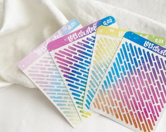 Hojas de pegatinas LINE DECO 1ct/4ct // *leer descripción*