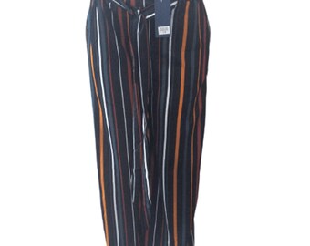 retro side stripe pants