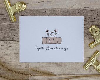 Postkarte "Gute Besserung"