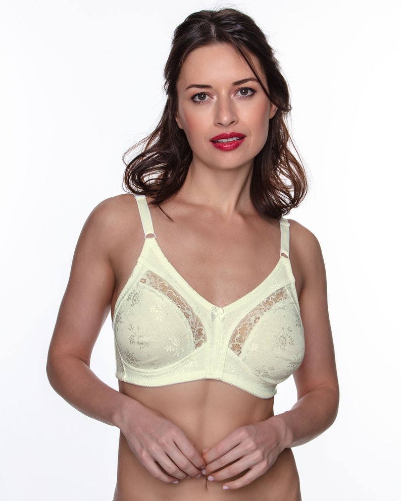 Cotton Inside Minimizer Bra Etsy