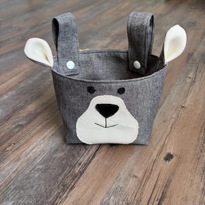 Handlebar Bag Bicycle Children Scooter Basket Bag Balance Bike Bear