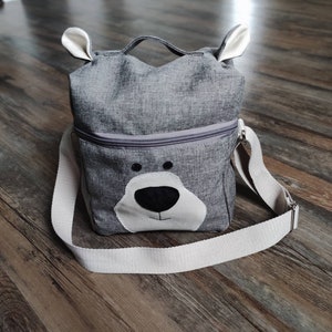 Handmade Kinder Tasche Tragetasche Musikspielbox Bär