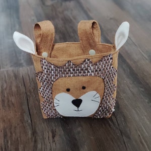 Lenkertasche Fahrrad Kinder Roller Korb Tasche Laufrad Löwe Bild 1