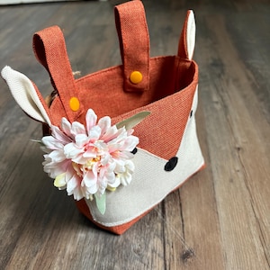 Handlebar Bag Bicycle Children Scooter Basket Bag Balance Bike Fox