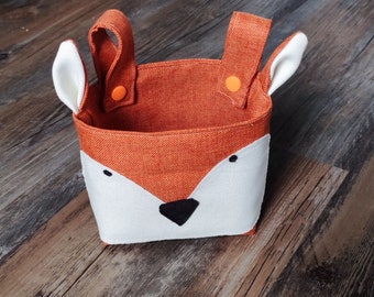 Handlebar bag bicycle children's scooter basket bag balance bike fox