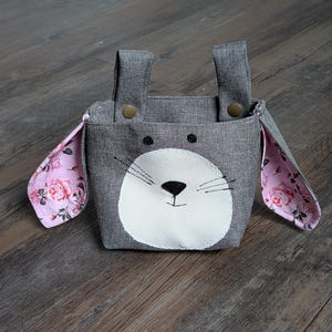 Handlebar Bag Bicycle Children Scooter Basket Bag Balance Bike Rabbit