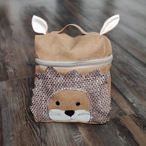 Handmade Kinder Tasche Tragetasche Musikspielbox Löwe