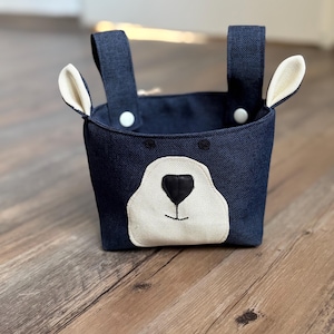 Handlebar Bag Bicycle Children Scooter Basket Bag Balance Bike Bear