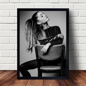 9Ariana Grande USA generation of female singer Fabric Poster 17x13" A032 