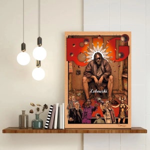 The Big Lebowski Movie Poster, Prints Wall Art Canvas Home Decor (No Frame)