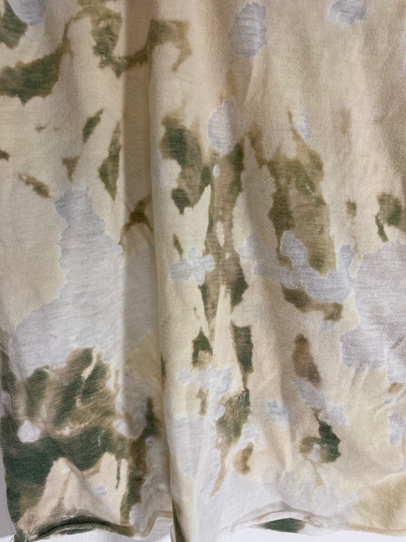 Sample Sale Warehouse experiment acid wash reverse tie dye non standard green color Acid Crop