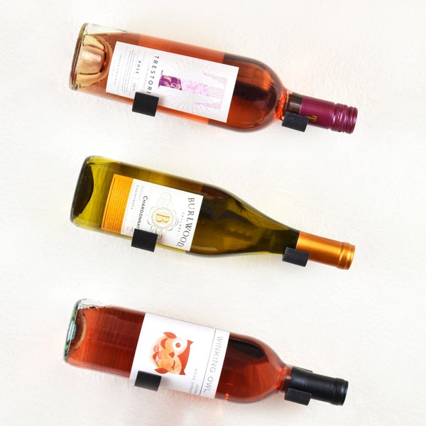 Wall-Mount Wine Rack (3 Pack)