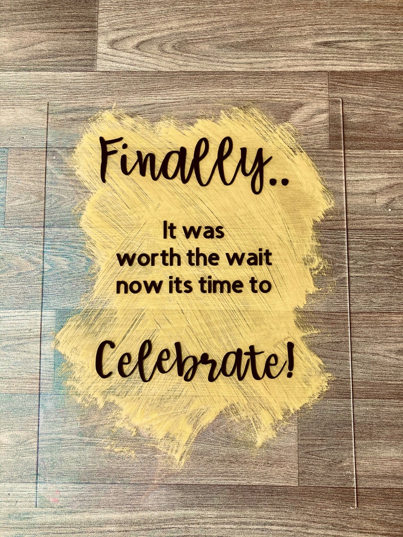 Postponed Wedding Acrylic sign Welcome to our Wedding Sign Personalised wedding sign