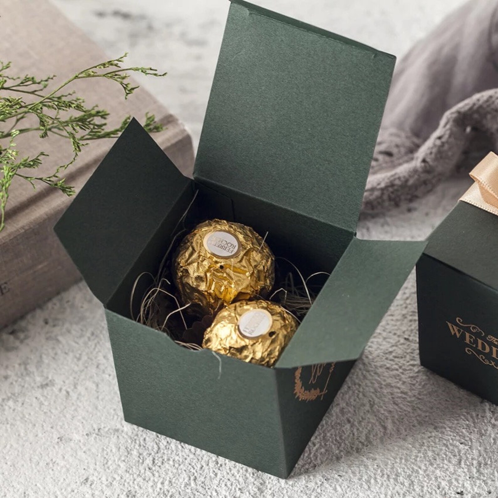 Filled Wedding Favour Boxes Etsy