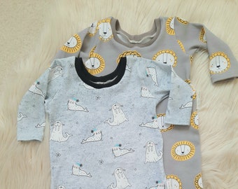 Infant Baby Kids Cartoon Animal Long Sleeve Romper Jumpsuit Outfits Playsuit