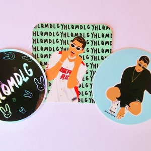 Bad Bunny 3-Pack of Stickers