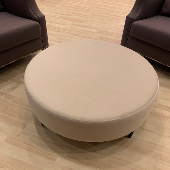 Large Round Footstool Coffee Table Bench Large Round Footstool Coffee Table, Large Round Ottoman Coffee Table