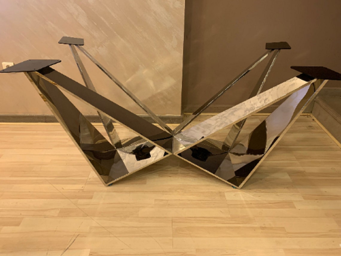 Stainless Steel Spider Leg Table Base Etsy
