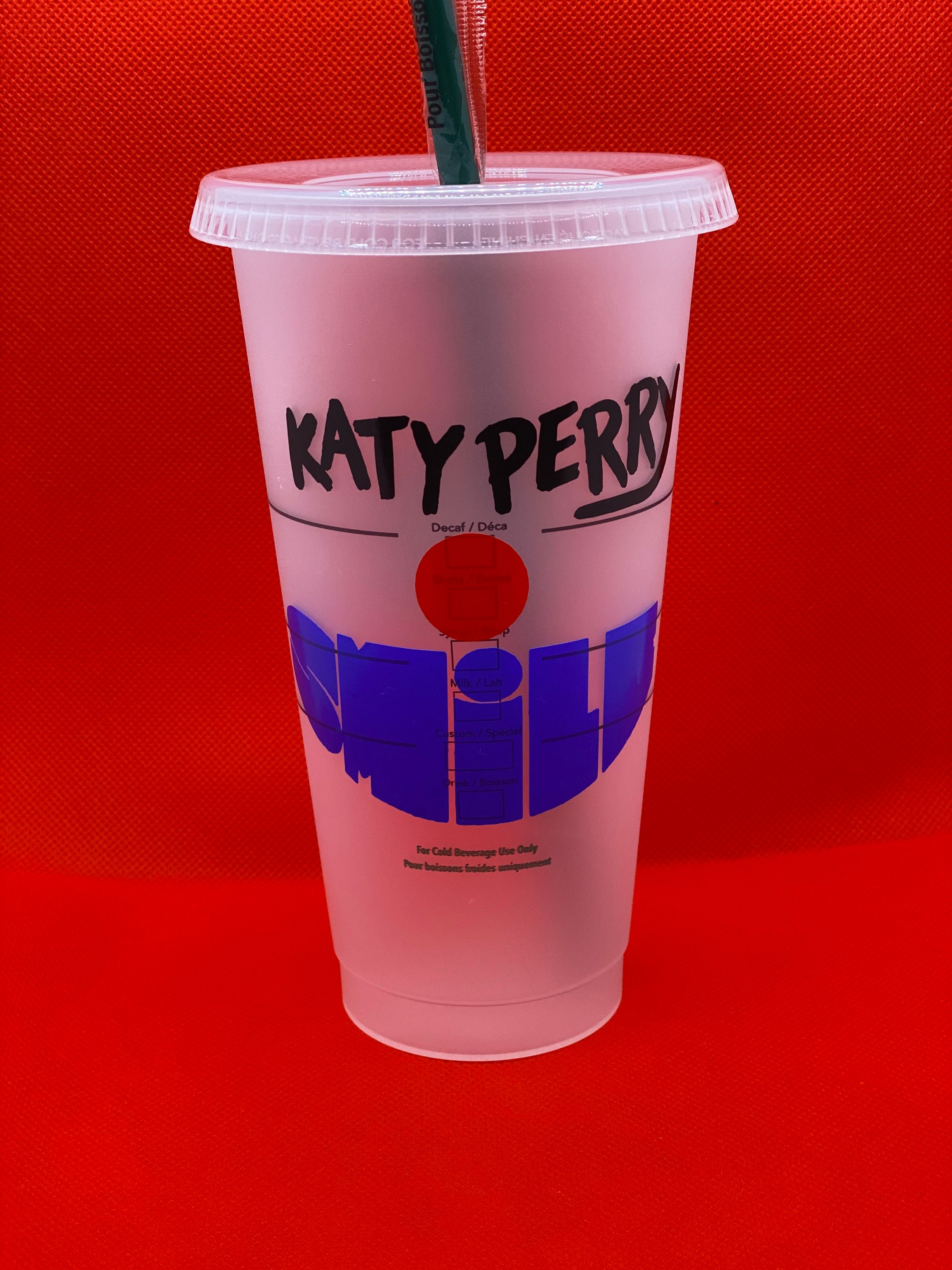 Limited Edition Katy Perry Smile Katy Perry Starbucks cup KP | Etsy