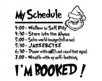 Grinch Schedule Svg Etsy Trippie redd previewed a snippet of the song on… grinch schedule svg etsy