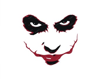 Joker Silhouette Etsy Joker Silhouette Etsy