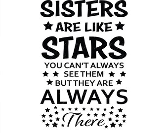 Free Free Sisters Are Like Stars Svg 182 SVG PNG EPS DXF File
