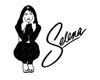 Selena Quintanilla SVG, PNG, PDF, Cricut, Silhouette, Cricut svg, Silhouett...