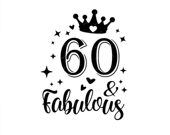 Download 60th Birthday Svg Etsy
