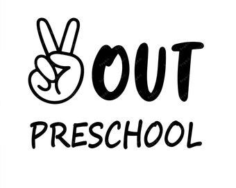 Free Free 239 Kindergarten Graduation Svg Peace Out Kindergarten SVG PNG EPS DXF File