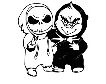 Download Grinch And Jack Etsy