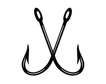 Download Fishing Hook Svg Etsy