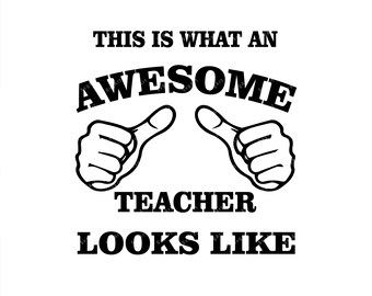Download Awesome Teacher Svg Etsy