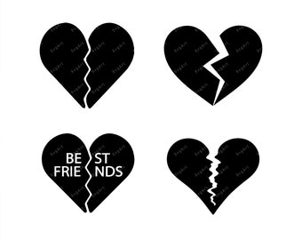 Download Broken Heart Svg Etsy