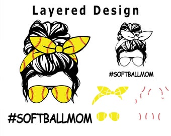 Download Softball Mom Svg Etsy