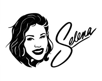 Selena Quintanilla SVG, PNG, PDF, Cricut, Silhouette, Cricut svg, Silhouett...