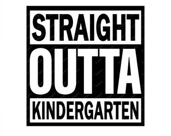 Kindergarten Graduation Svg Etsy
