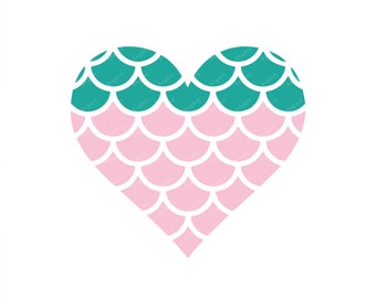 Free Free Mermaid Scale Heart Svg 759 SVG PNG EPS DXF File