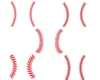 Download Softball Stitches Svg Etsy