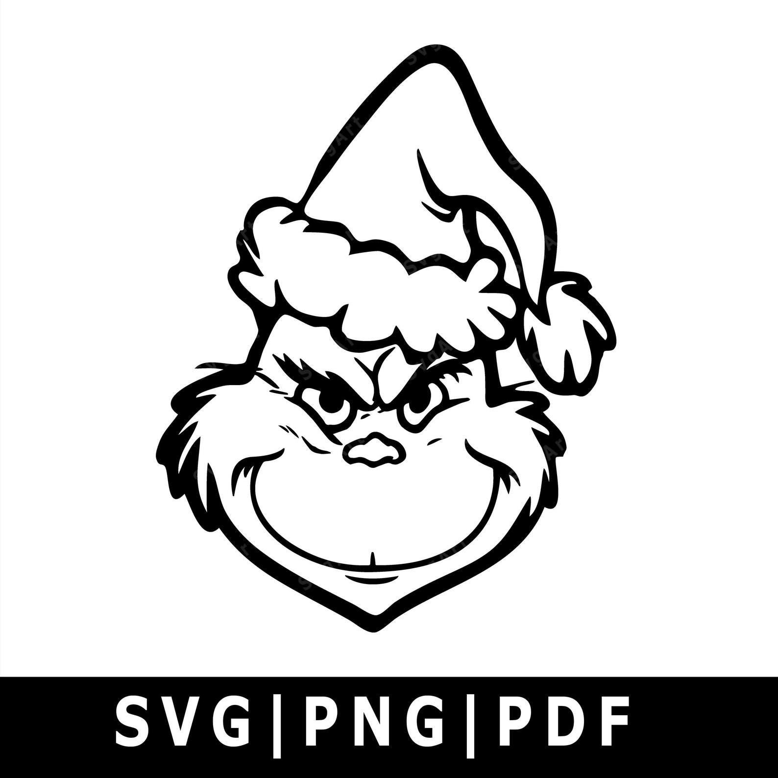 Grinch Head Printable Printable Word Searches
