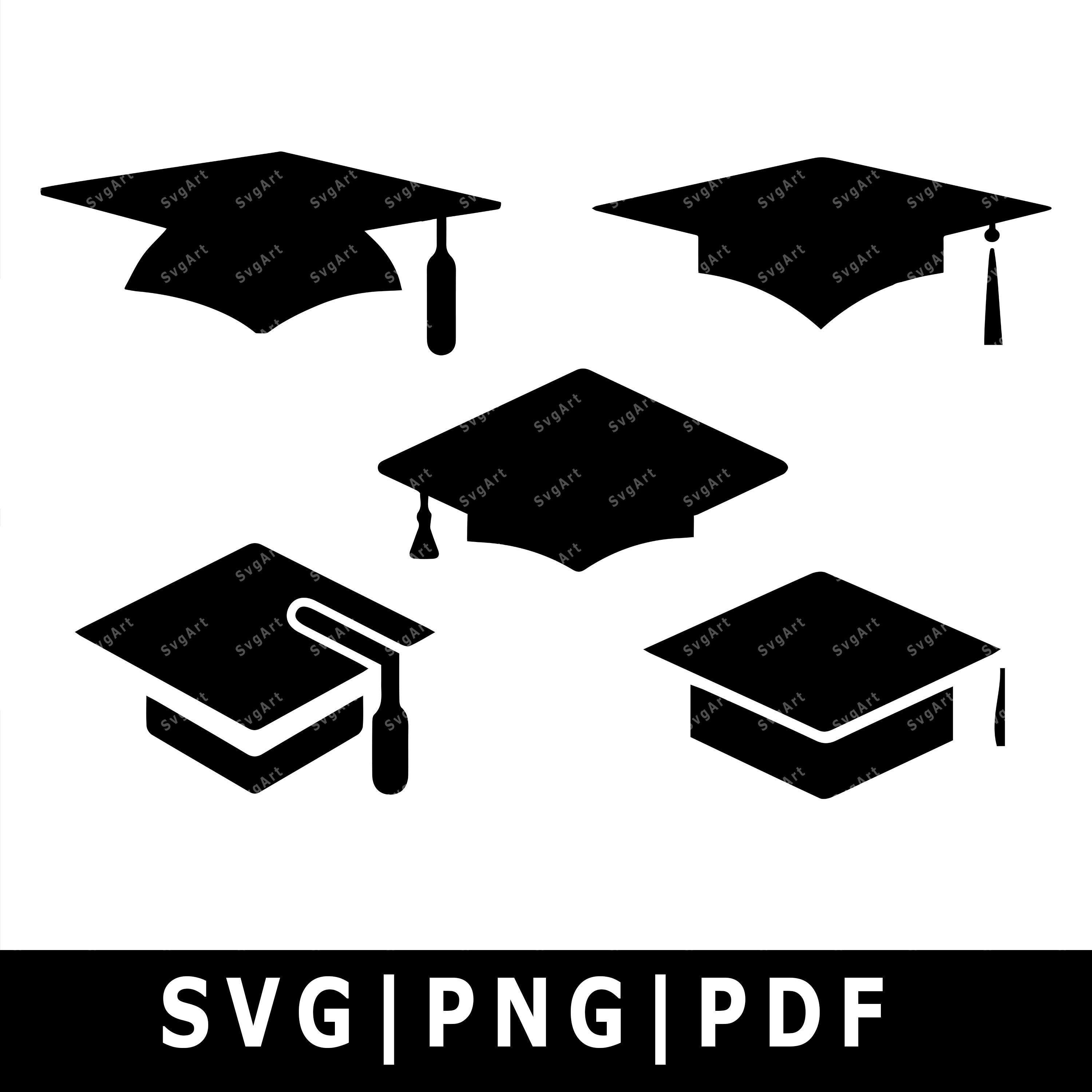 Download Graduation Cap Svg Png Pdf Cricut Silhouette Cricut Svg Etsy