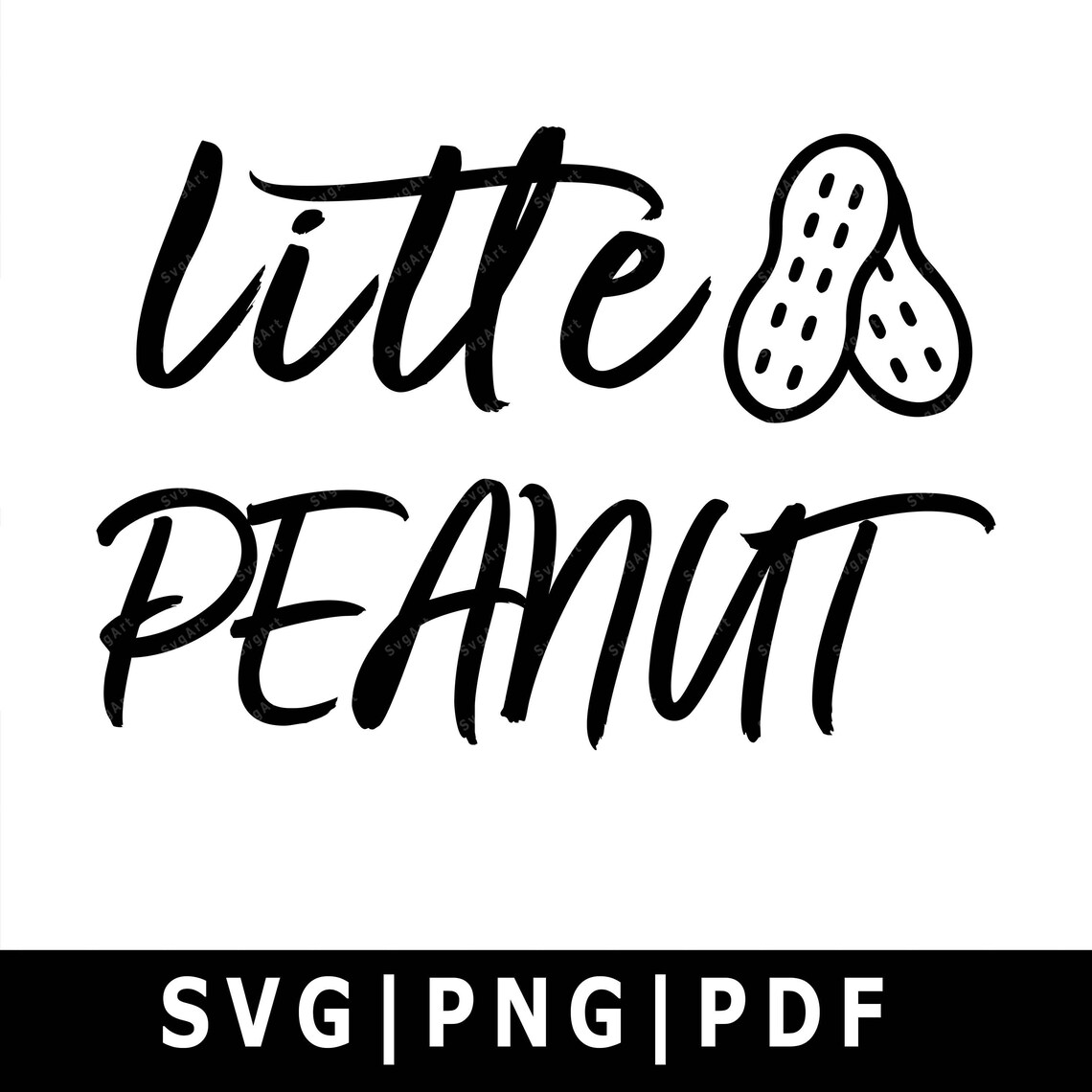 Little Peanut SVG PNG PDF Cricut Silhouette Cricut svg | Etsy