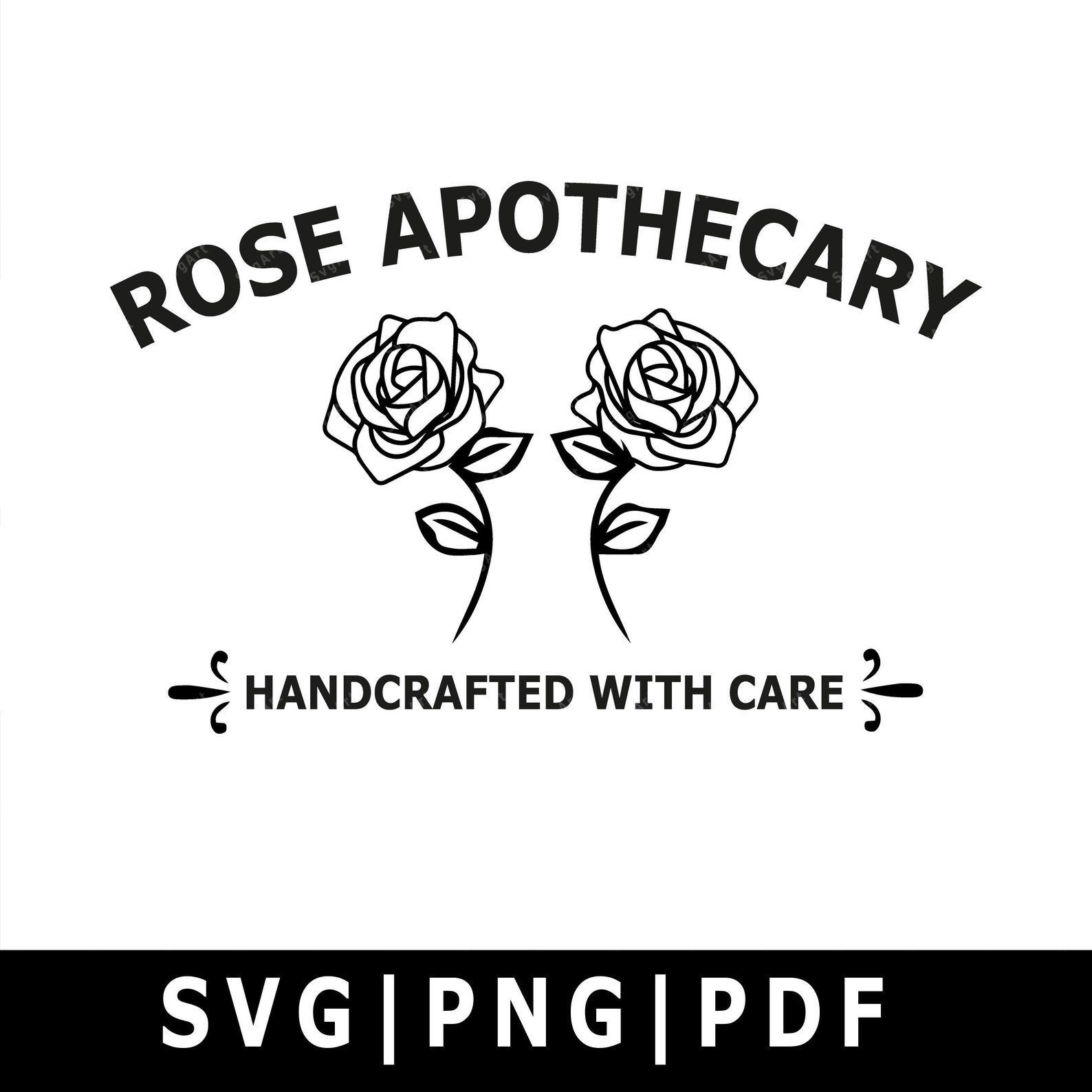 Rose Apothecary Svg PNG PDF Cricut Silhouette Cricut svg | Etsy