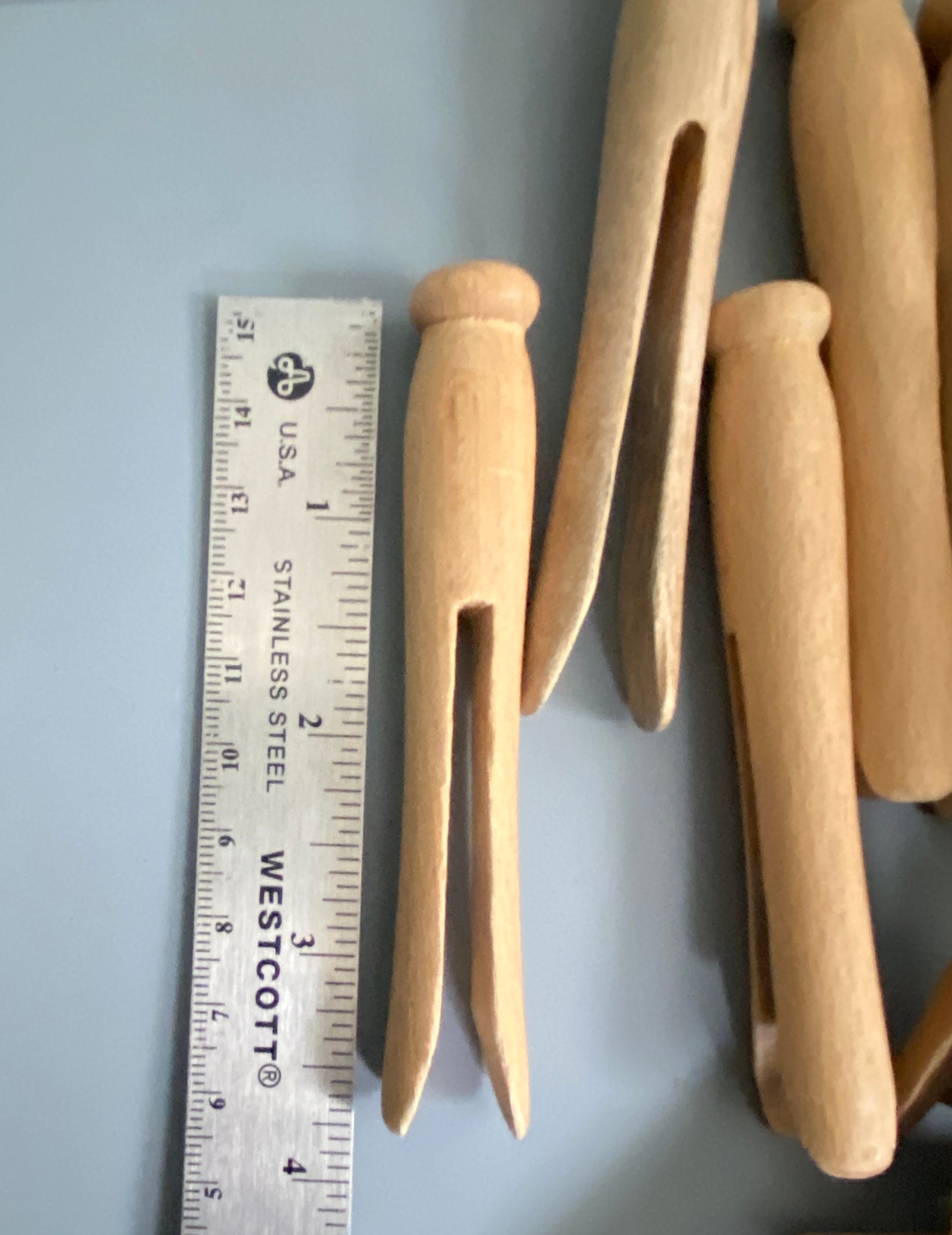 27 Round Wooden Clothespins great for crafts or hanging Etsy